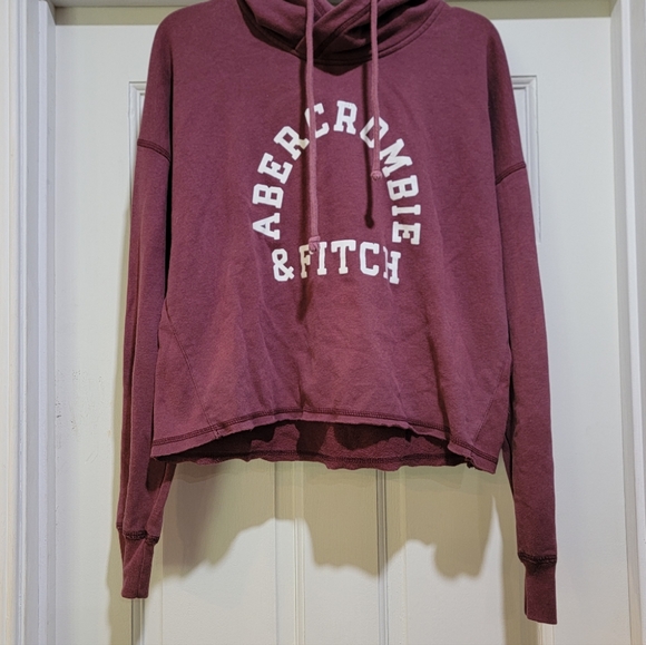EUC Women's Abercrombie & Fitch Pullover Hooded Sweatshirt - Picture 6 of 6